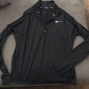 Nike Dri-fit running half zip up jacket.